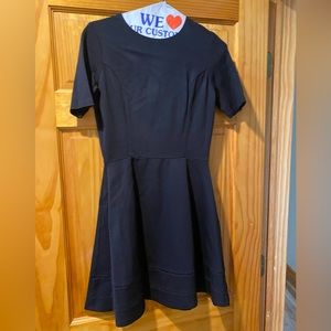 Black fit and flare dress, size 4 Bar III